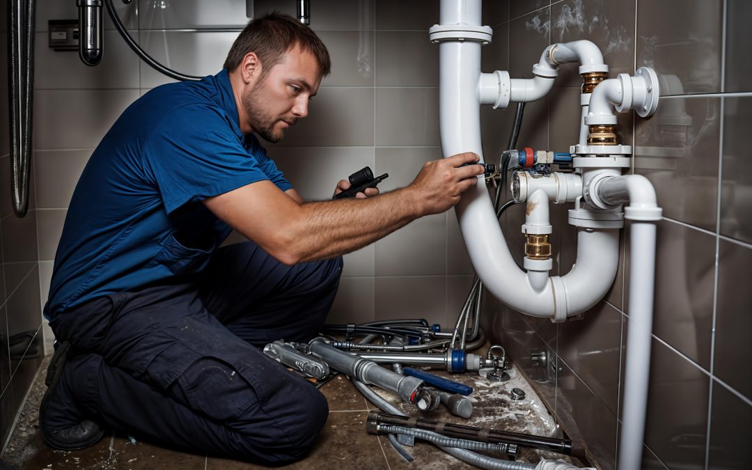 Walley Plumbing fixing a plumbing emergancy in Mobile, AL