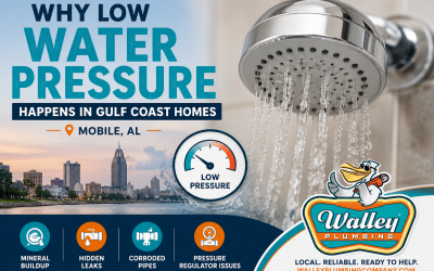 Why Low Water Pressure Happens in Gulf Coast Homes